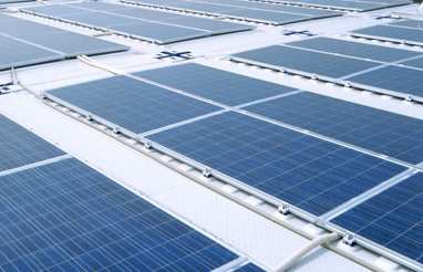 新工場は広大な屋根に太陽光パネルを設置する