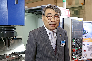 奥田社長は「工作機械は高精度・高剛性・スピード生産性が重要」と話す。