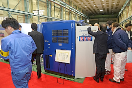 日本産業機械工業会風水力機械部会汎用圧縮機委員会が実施した平成29年度の優秀製品表彰を受けた。