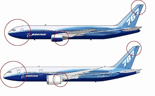 ボーイング787搭乗記（2）「787の見分け方」 | 製造現場ドットコム