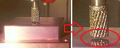 ピカピカに磨き上げられた「NWSΩtypeⅡ」に映り込む、まばゆいばかりのダイヤモンドコート