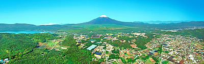 富士山麓に展開するファナック本社研究所・工場群