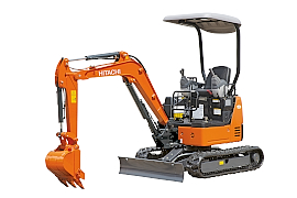 後方超小旋回型ミニショベルをモデルチェンジ！ 日立建機がZX17U-5A