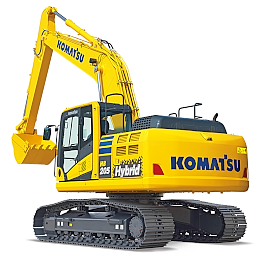 コマツが中型ハイブリッド油圧ショベル「HB205-2」を新発売 | 製造現場