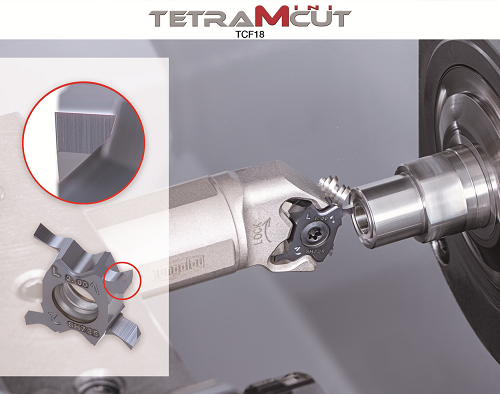 タンガロイ 「TetraMini-Cut」で小径端面溝加工が可能に！ | 製造現場ドットコム